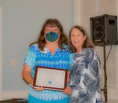 FeatherFest Volunteer Service Award recipient Cindy Liening